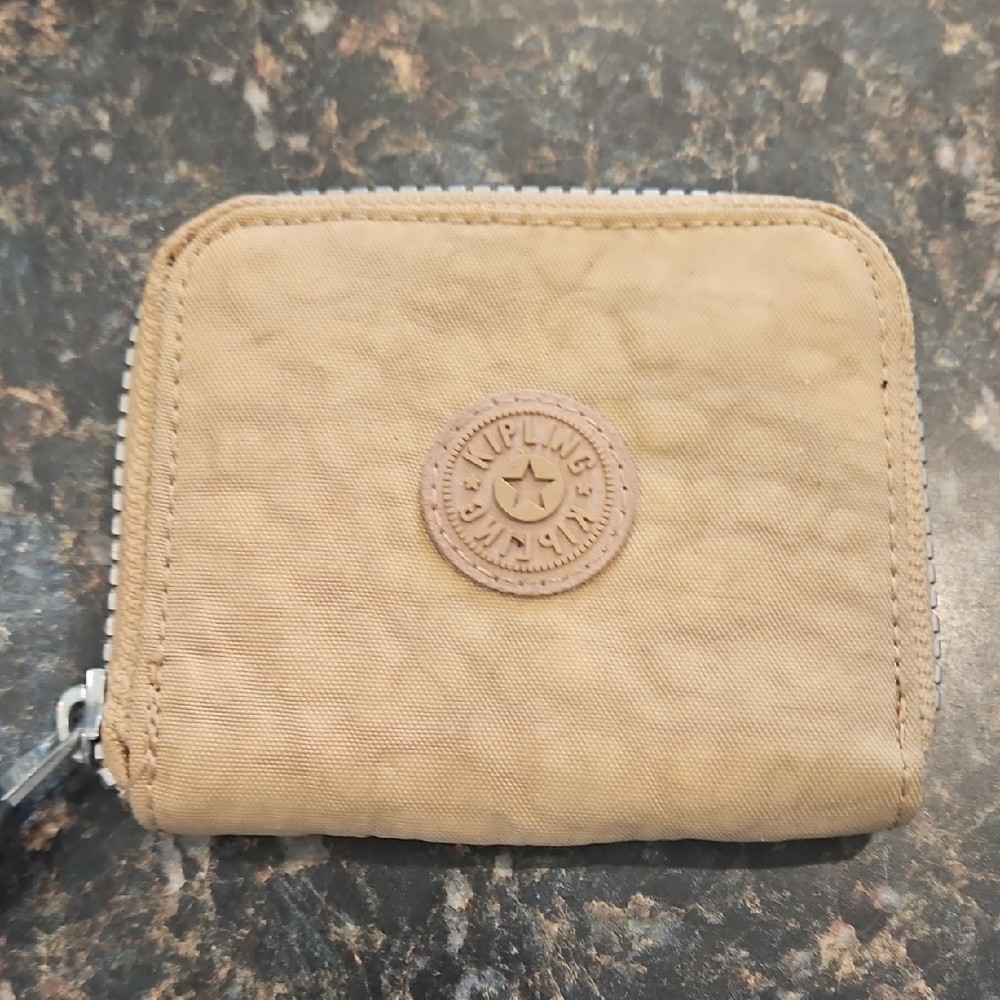 Kipling Beige Zip Wallet